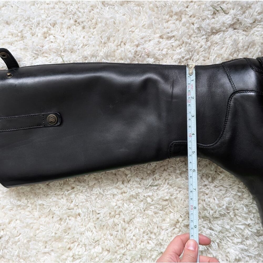 Sam Edelman Black Leather Over-the-Knee Riding Boots - Picture 9 of 16